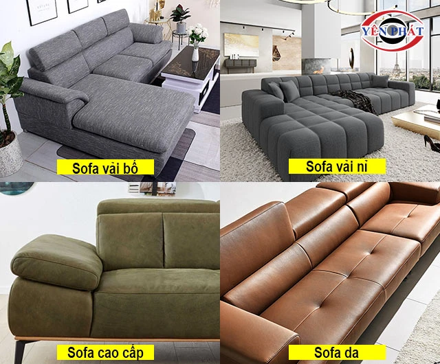 các loại chất liệu ghế sofa