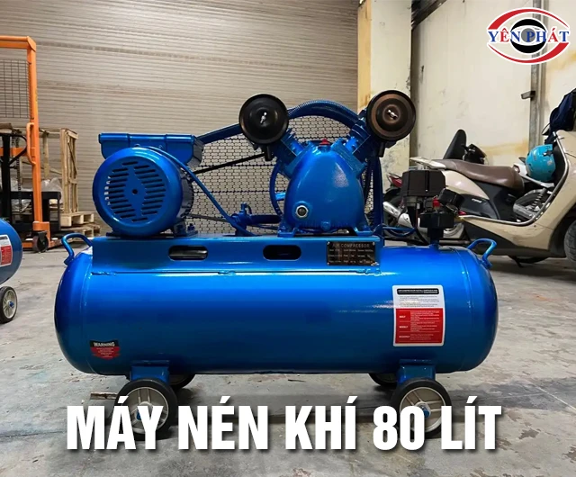 Top 9+ Máy nén khí 80 lít: Nén nhanh, Nạp ổn, Khí khổng lồ