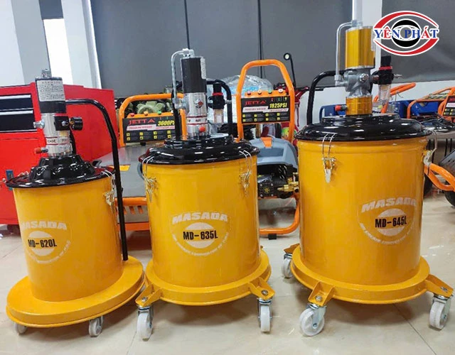 Máy bơm mỡ khí nén đa dạng dung tích