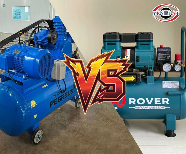 So sánh máy nén khí Rover với Pegasus