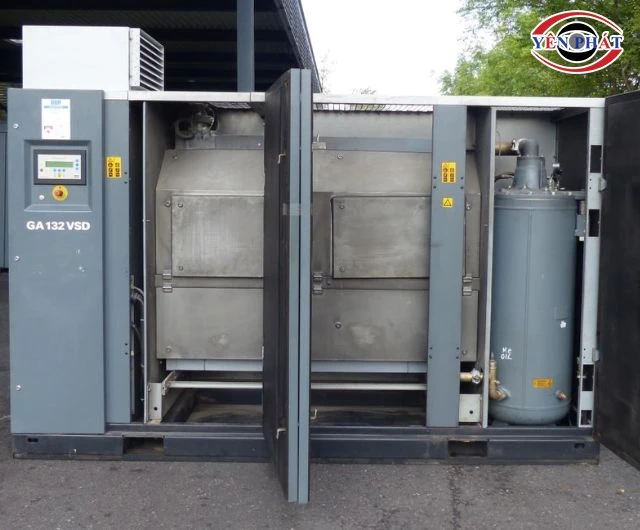 Máy nén khí 200HP có lưu lượng khí lớn