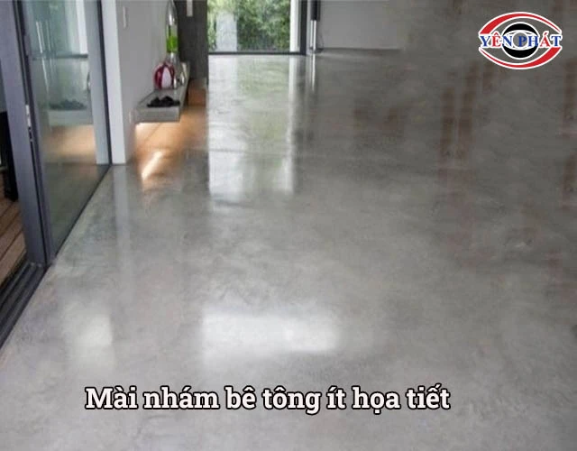 nhược điểm Sàn bê tông mài nhám