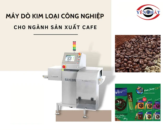 máy dò kim loại cà phê