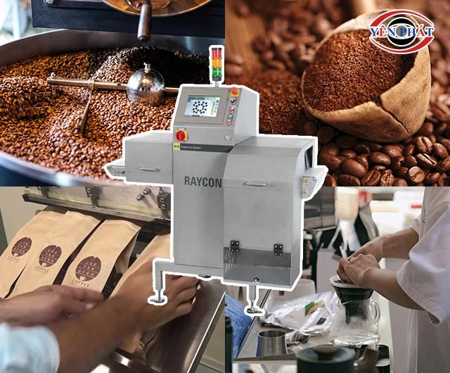 Ứng dụng của máy dò kim loại cà phê