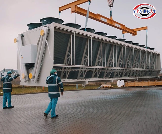 lắp đặt tháp hạ nhiệt khô