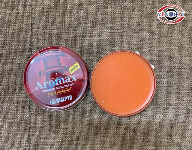 xi đánh giày Aromax màu vàng bò