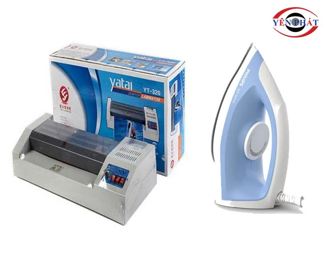 Ép plastic bằng bàn ủi và máy ép plastic