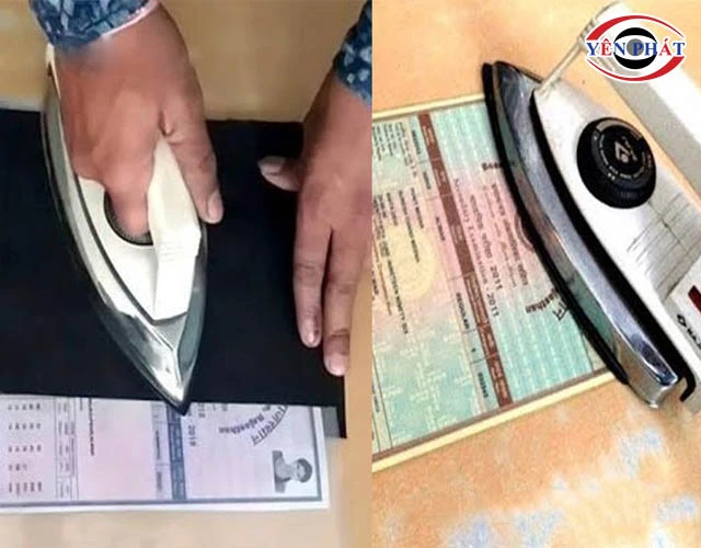 Giữ thao tác bàn ủi nhịp nhàng