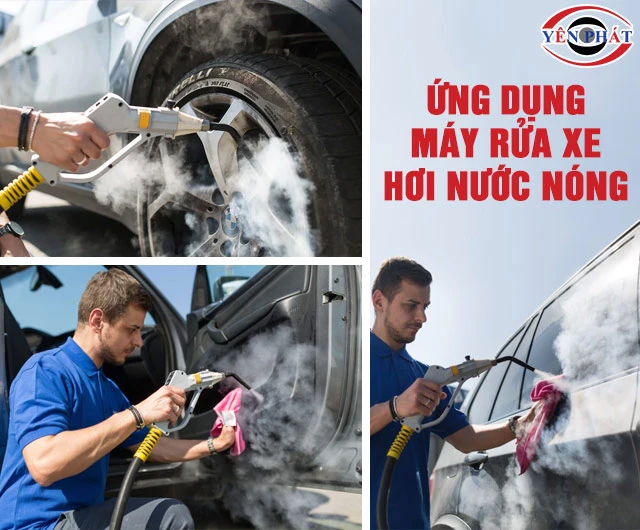 Ứng dụng máy rửa xe hơi nước nóng