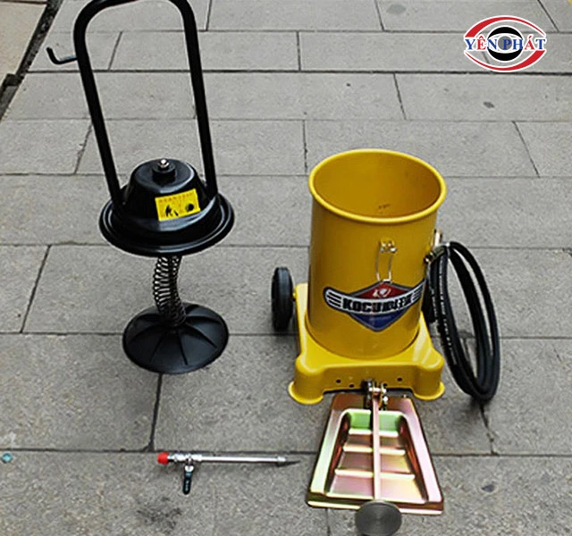 các bộ phân của máy bơm mỡ bằng chân