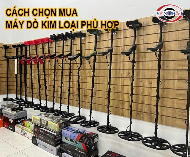 các chọn máy dò kim loại phù hợp