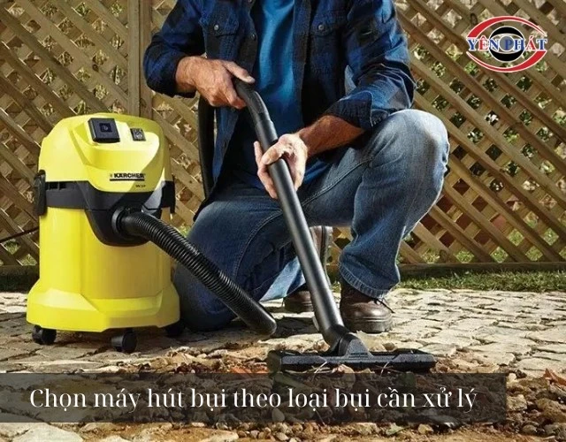 Chọn máy hút bụi công nghiệp Đức theo loại bụi cần xử lý