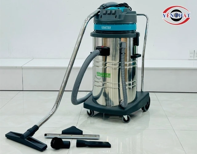 Máy hút bụi vệ sinh công nghiệp Đức Kraffer KF70 vận hành êm ái