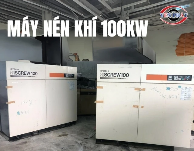 Máy nén khí 100kW được thiết kế để đáp ứng nhu cầu khí nén khổng lồ