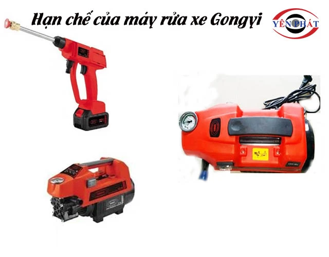 hạn chế nhỏ của máy rửa xe Gongyi