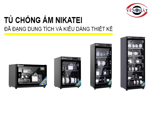 tủ chống ẩm Nikatei đa dạng dung tích