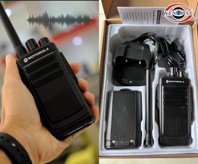 Bộ đàm Motorola có âm thanh sắc nét