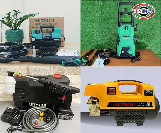 thiết kế của máy rửa xe Hitachi