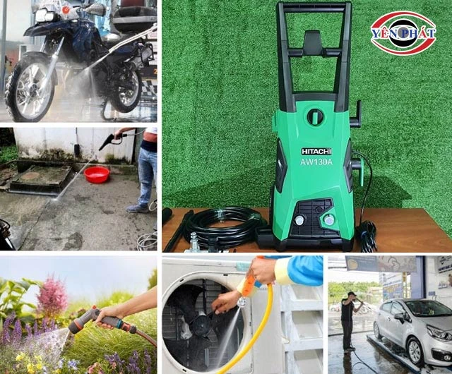 Ứng dụng của máy rửa xe Hitachi
