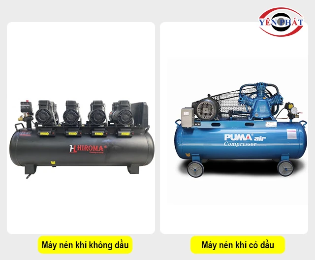 phân loại máy nén khí 400L theo chất lượng khí nén