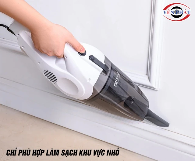 Máy hút bụi HANU chỉ phù hợp không gian nhỏ