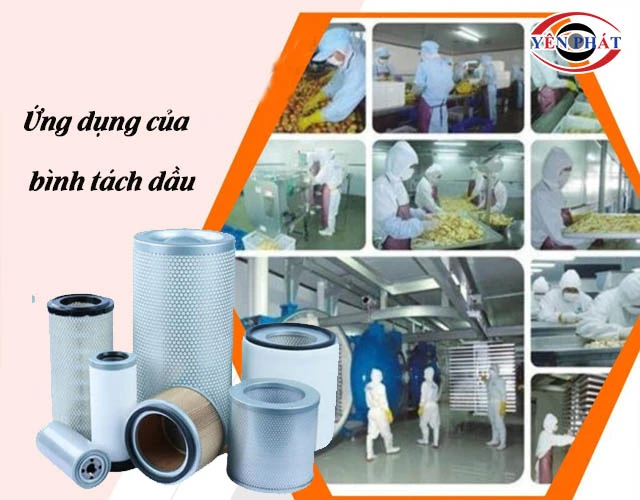 ứng dụng của bình tách dầu