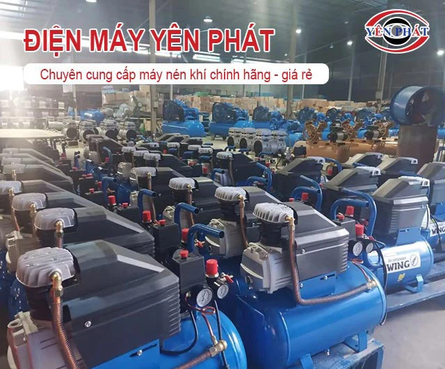 yên phát cung cấp máy nén khí 1.5HP giá rẻ