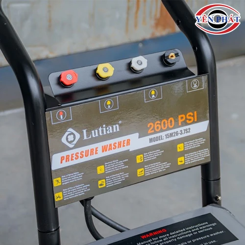 Máy rửa xe áp lực cao Lutian 2600PSI 15M26-3.7S2 2