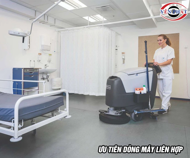 Ưu tiên máy chà sàn liên hợp cho bệnh viện