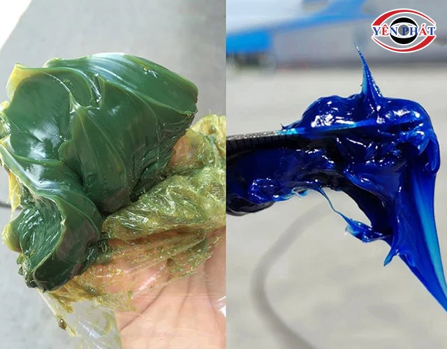 Mỡ bò bôi trơn màu xanh