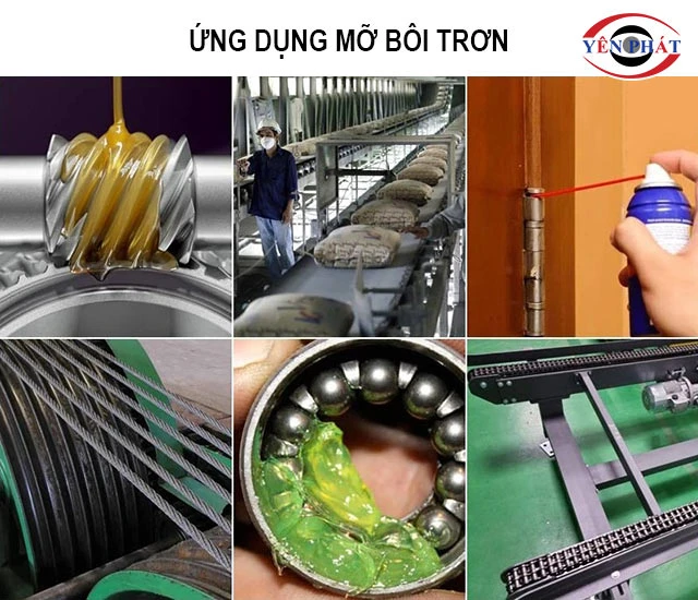 Ứng dụng của mỡ bôi trơn