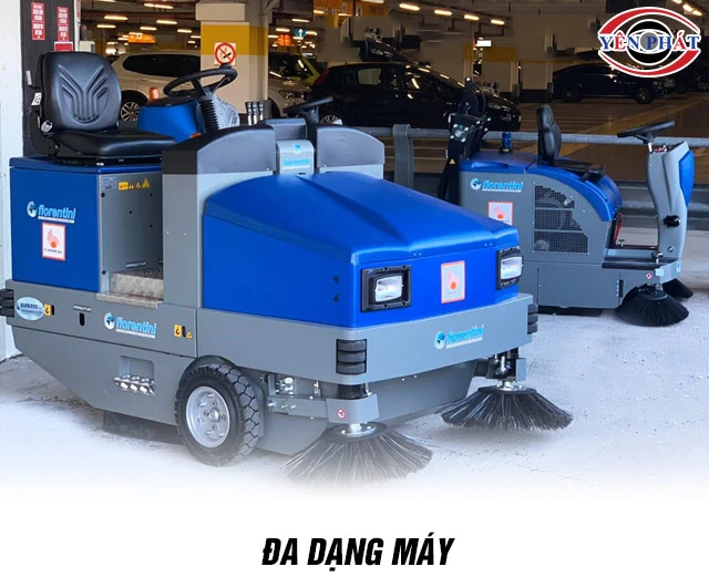 xe quét rác Fiorentini đa dạng
