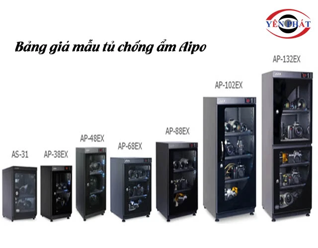 Bảng giá mẫu tủ chống ẩm Aipo