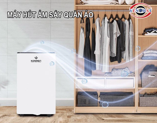 máy hút ẩm sấy quần áo