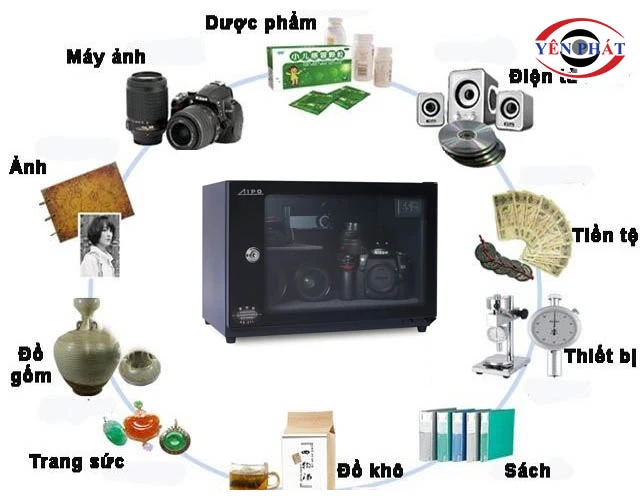 Ứng dụng tủ chống ẩm Aipo