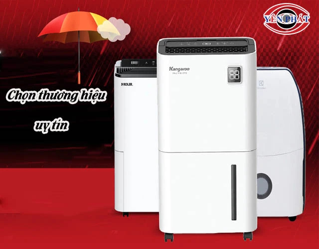 Chọn thương hiệu máy hút ẩm uy tín