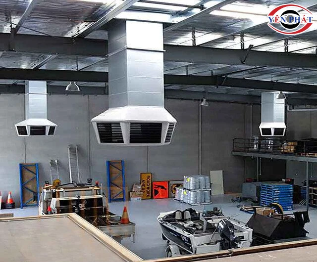 Hệ thống làm mát nhà xưởng bằng máy hơi nước