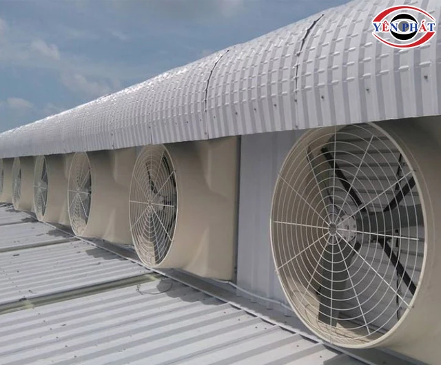 Hệ thống làm mát nhà xưởng bằng quạt gió