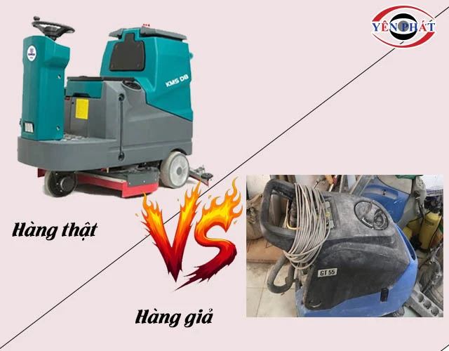 Phân biệt máy chà sàn thật giả: 6 dấu hiệu dễ nhận biết nhất