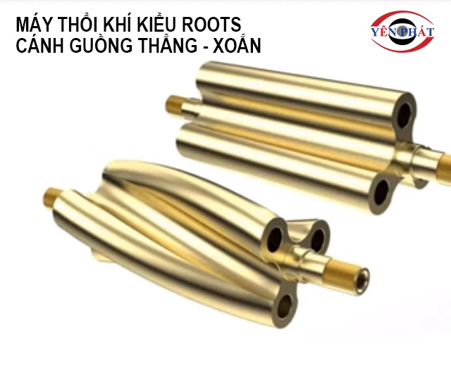 phân loại máy thổi khí kiểu roots theo cánh guồng