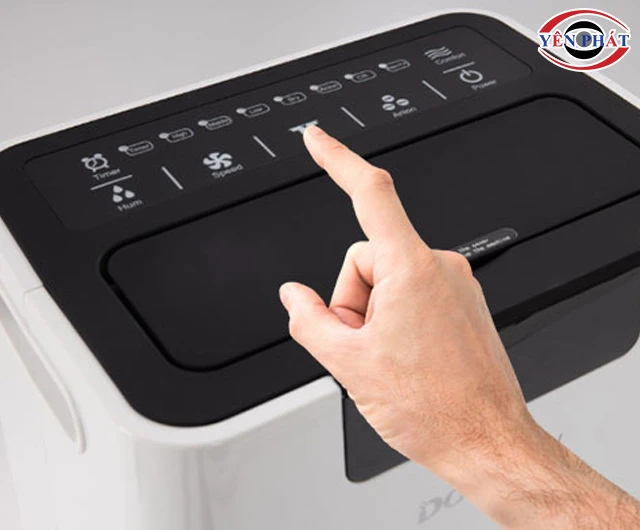 Cài độ ẩm cho máy hút ẩm 