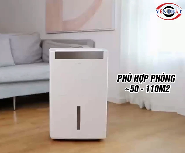 Máy hút ẩm 60L hợp phòng 50 - 110m2