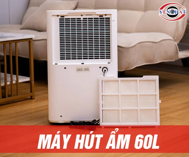 Top 5+ Máy hút ẩm 60L: Thông minh - Hút khỏe - Đa dụng