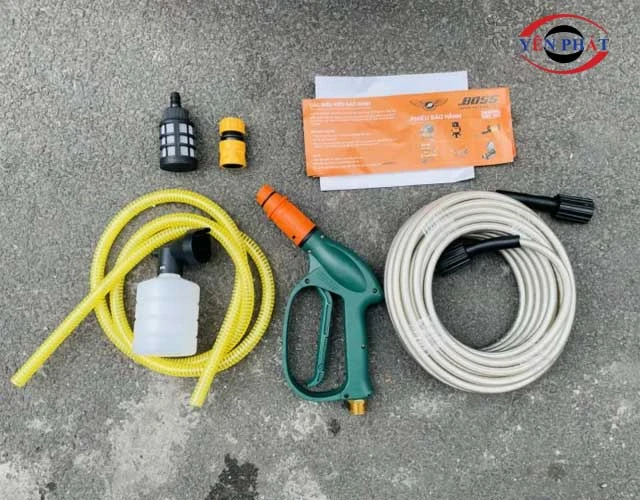 Trọn bộ phụ kiện máy rửa xe Boss