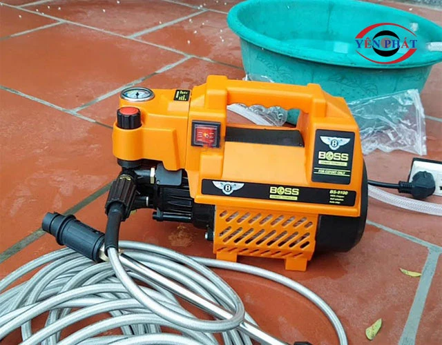 Vận hành máy rửa xe Boss nhanh chóng
