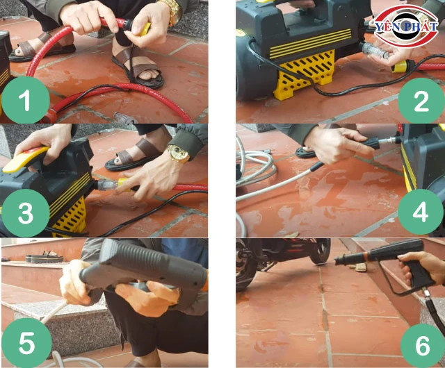 Lắp máy rửa xe Perfect