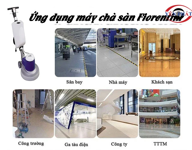 Ứng dụng máy chà sàn Fiorentini
