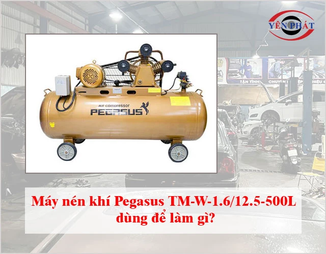 Máy nén khí Pegasus TM-W-1.6/12.5-500L dùng để cấp khí nén
