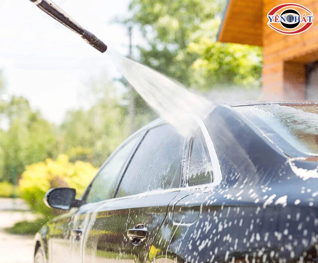 Máy rửa xe liền trục mạnh mẽ