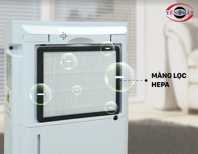 chọn máy hút ẩm 16L có màng lọc HEPA